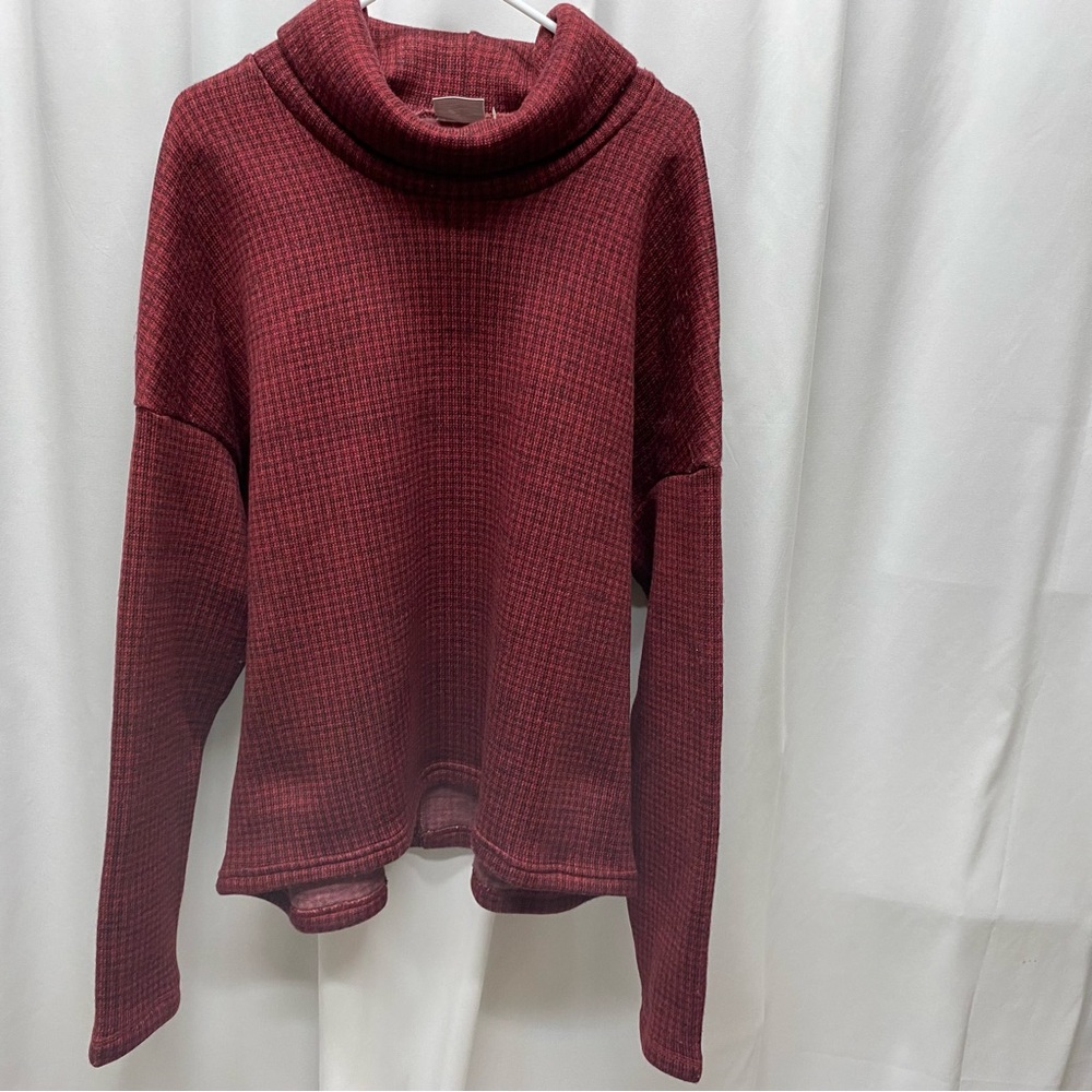 Columbia women's size XXL turtle Neck sweater pullover red new with tags
